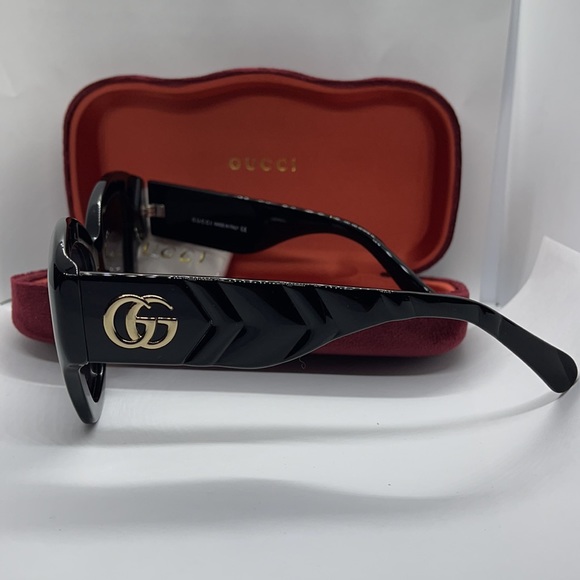 SALE!!! Brand New Auth Latest style Gucci GG0808S Black/Gr - Picture 5 of 12